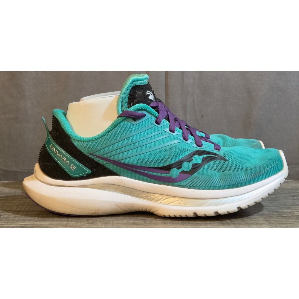 Saucony Kinvara 12 Running Shoes Women's Size 8.5 Green Purple